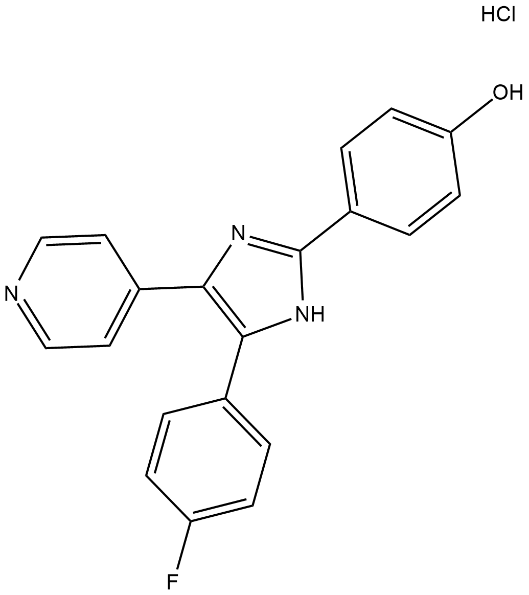 SB 202190 (hydrochloride)  Chemical Structure