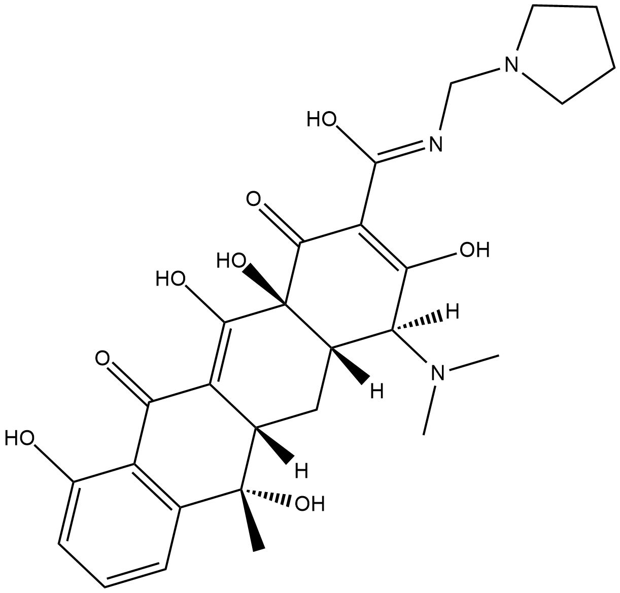Rolitetracycline 化学構造