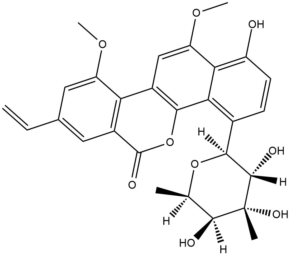 Chrysomycin A  Chemical Structure
