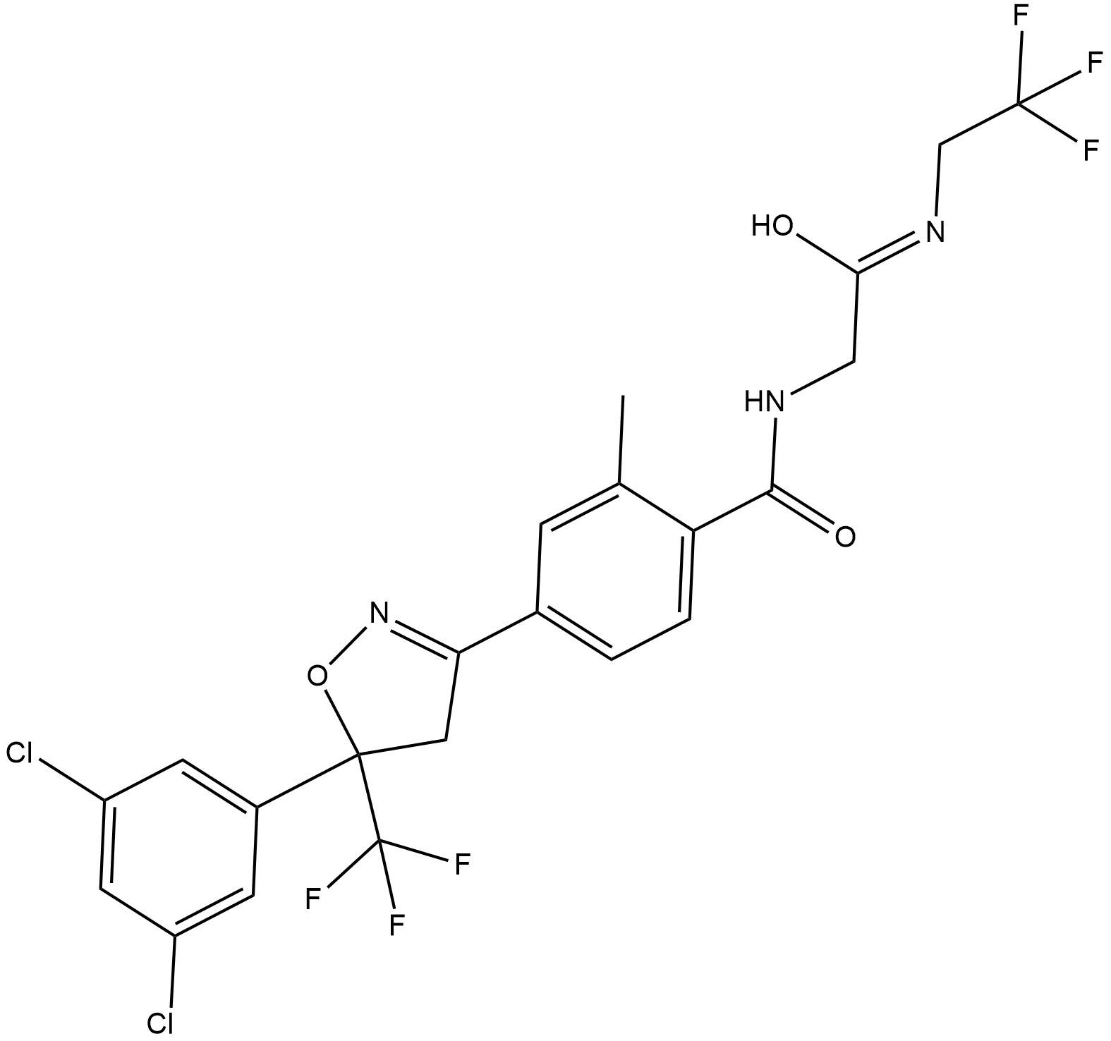 Fluralaner  Chemical Structure