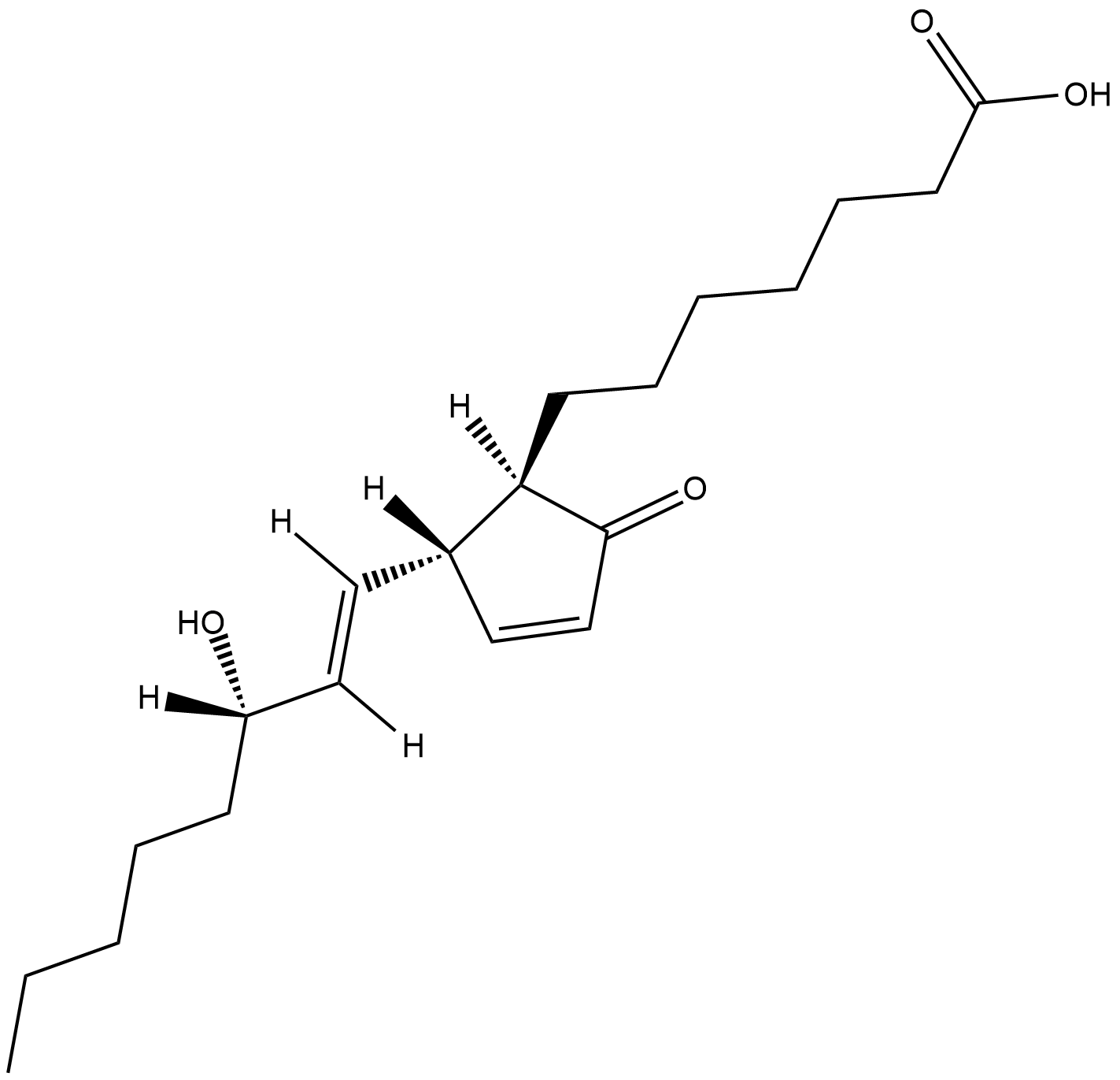 Prostaglandin A1 Chemische Struktur