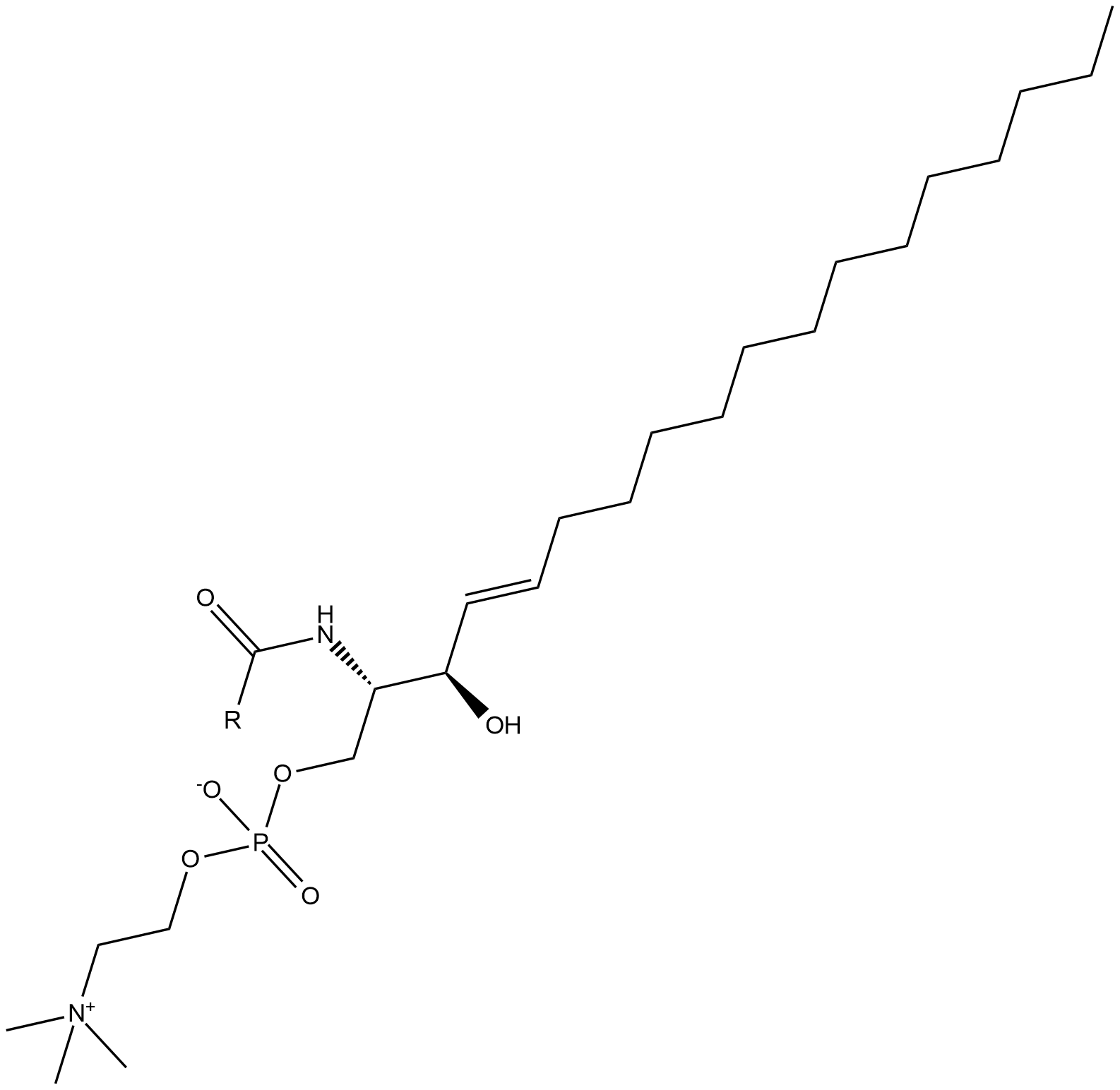 Sphingomyelins  Chemical Structure