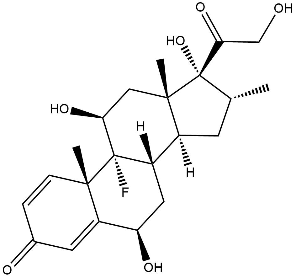 6β-hydroxy Dexamethasone  Chemical Structure