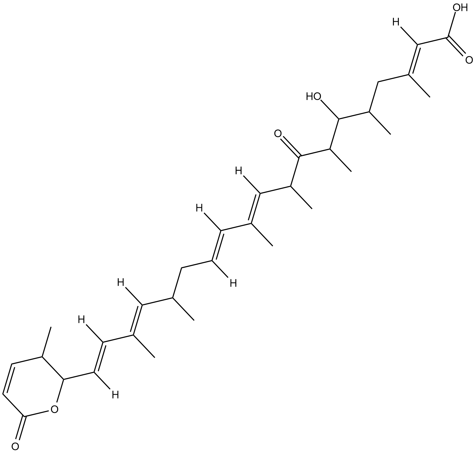 Leptomycin A  Chemical Structure