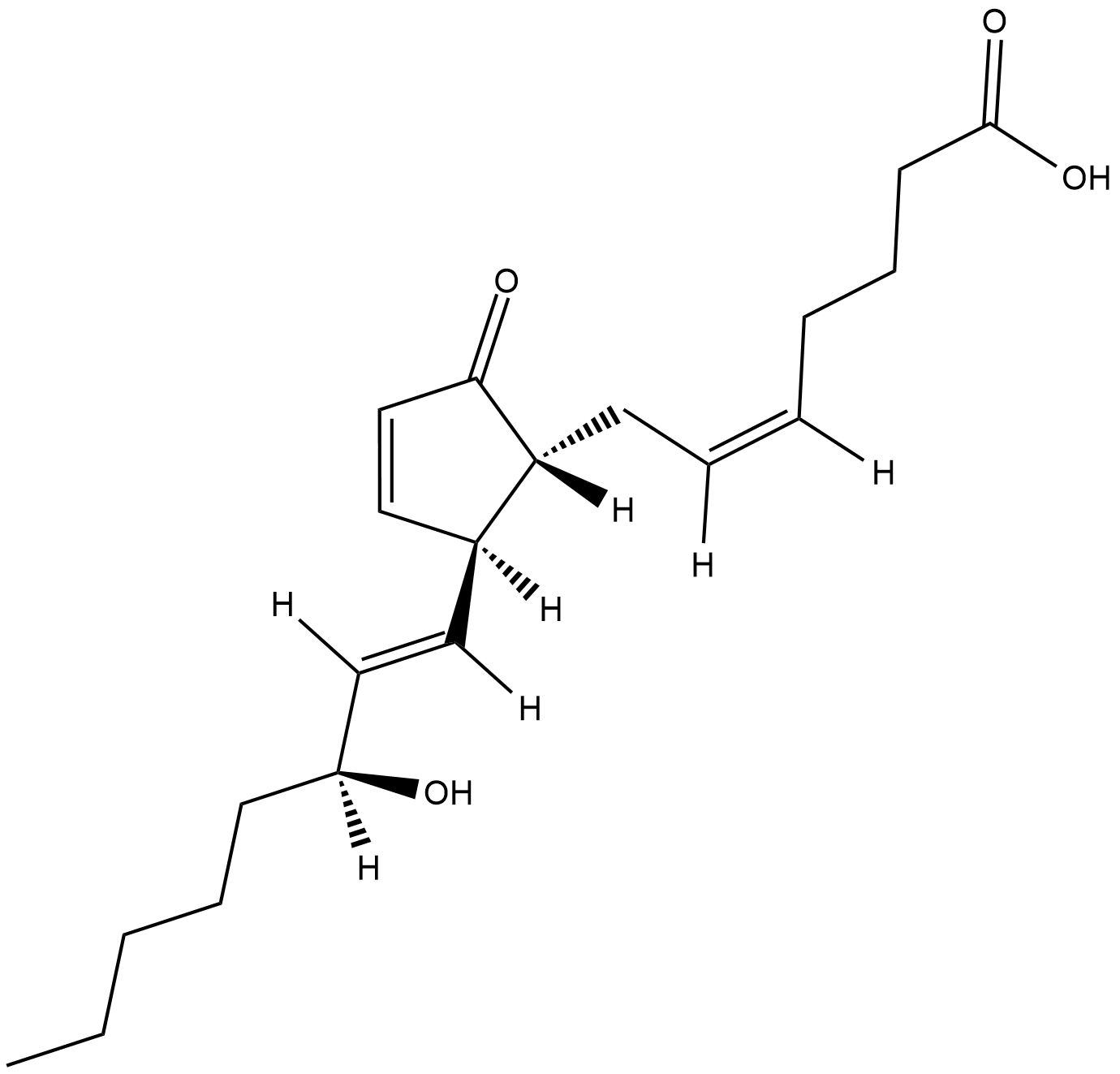 Prostaglandin A2 Chemische Struktur