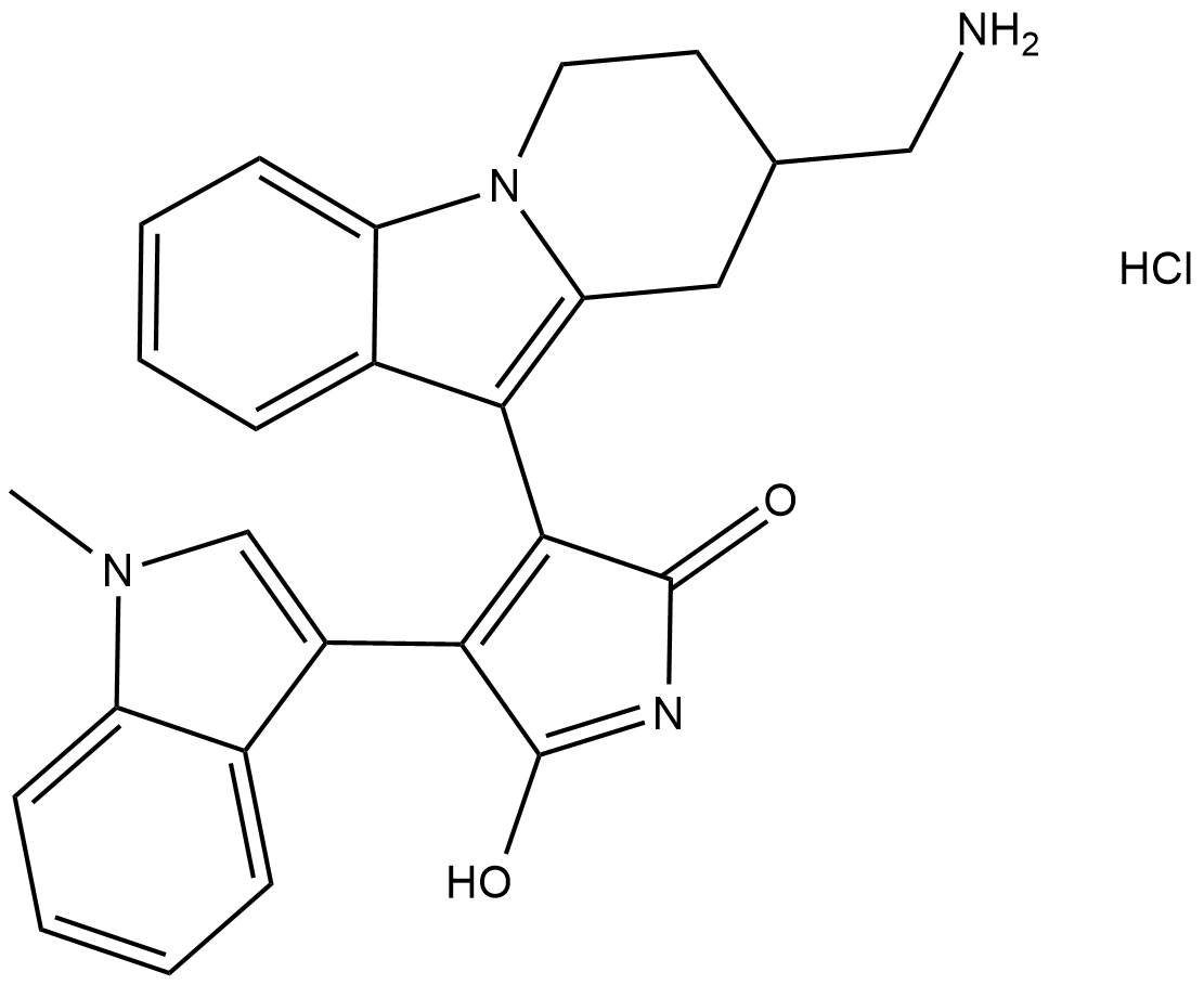 Bisindolylmaleimide X (hydrochloride)  Chemical Structure