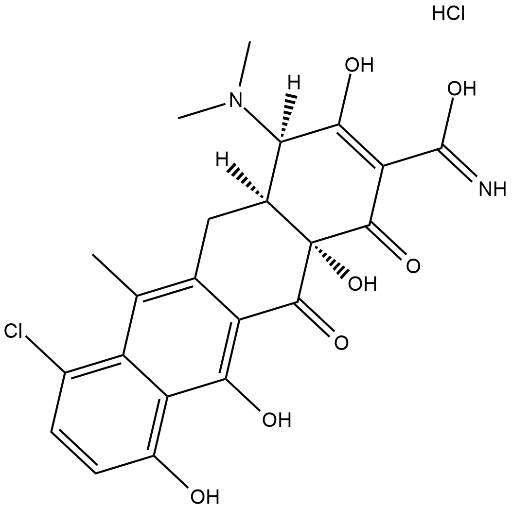 4-Epianhydrochlortetracycline (hydrochloride)  Chemical Structure