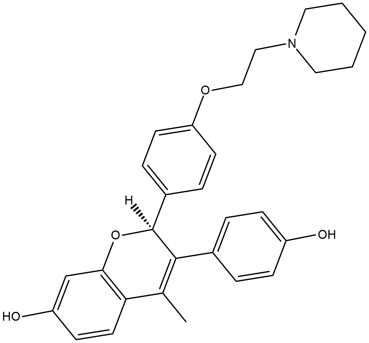Acolbifene 化学構造