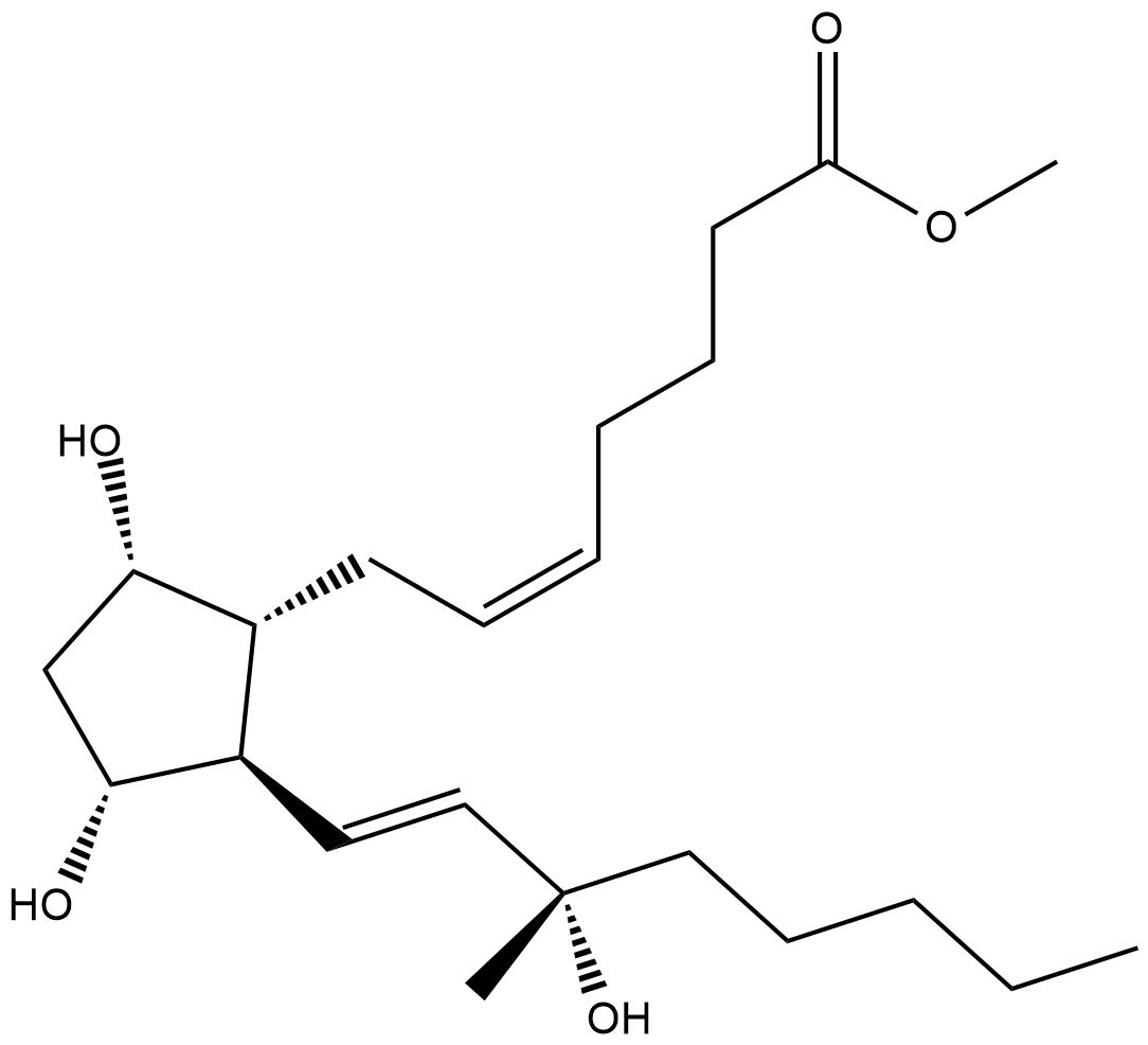 15(S)-15-methyl Prostaglandin F2α methyl ester  Chemical Structure