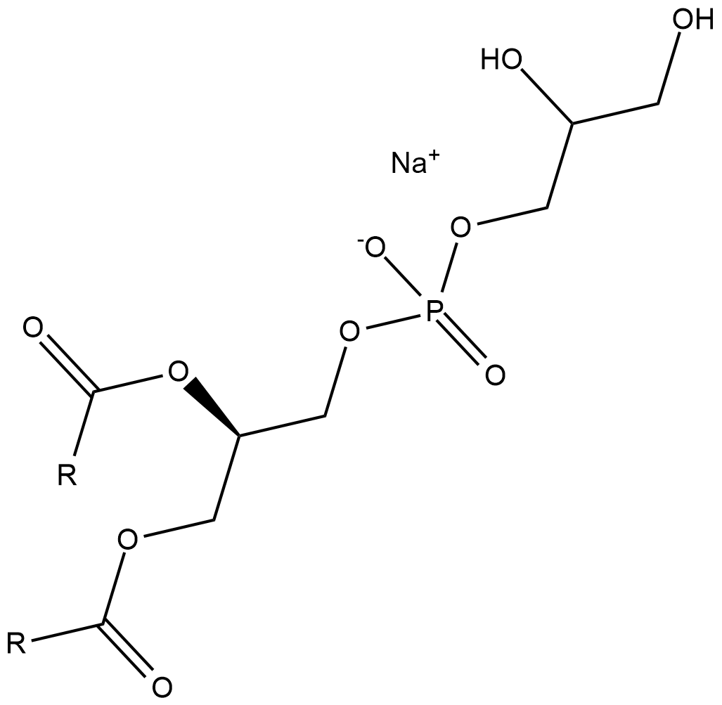 Phosphatidylglycerols (sodium salt) 化学構造