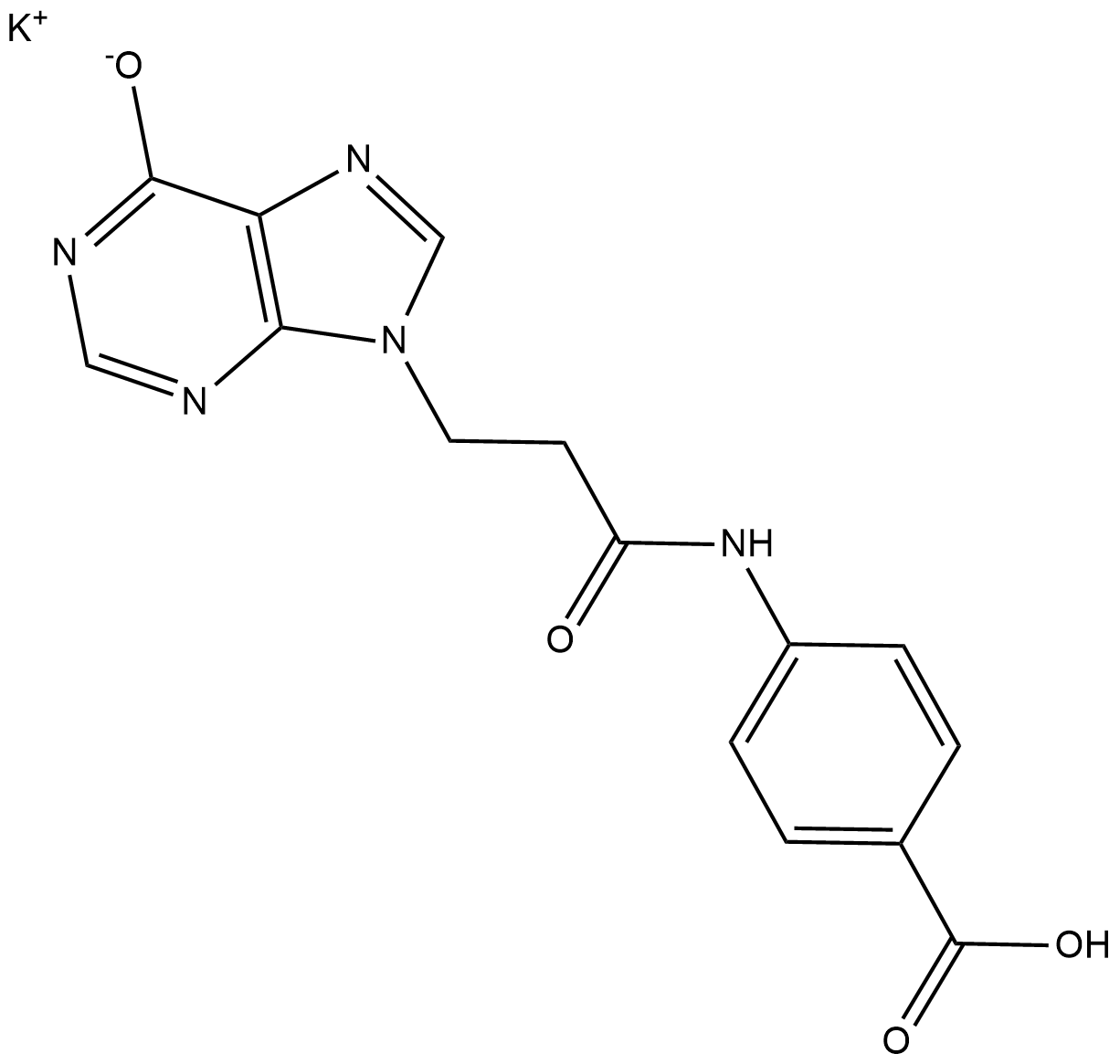 Leteprinim (potassium salt) Chemische Struktur