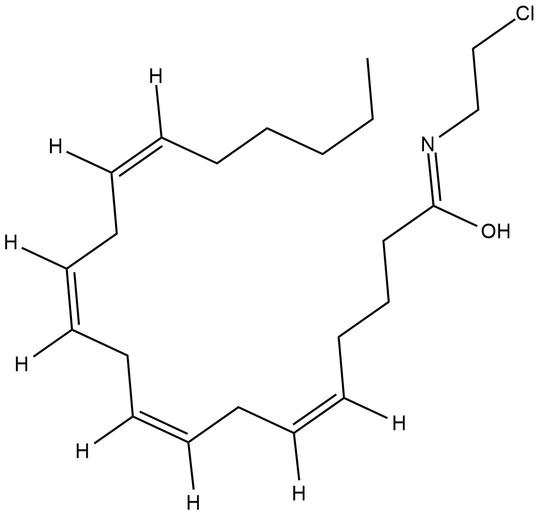 Arachidonoyl 2'-Chloroethylamide  Chemical Structure