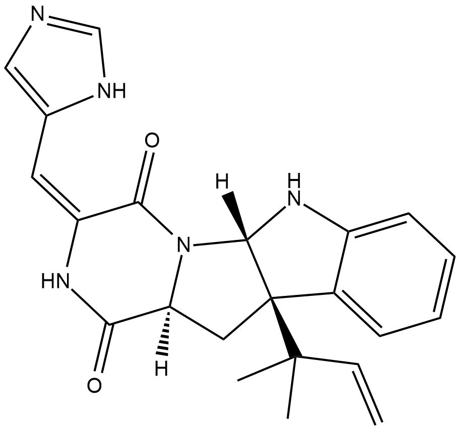 Roquefortine C  Chemical Structure