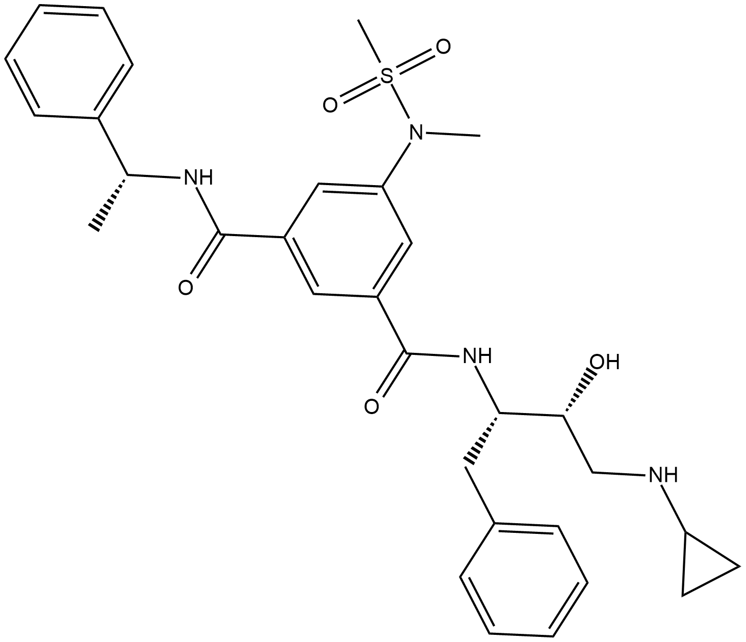 β-Secretase Inhibitor IV Chemische Struktur