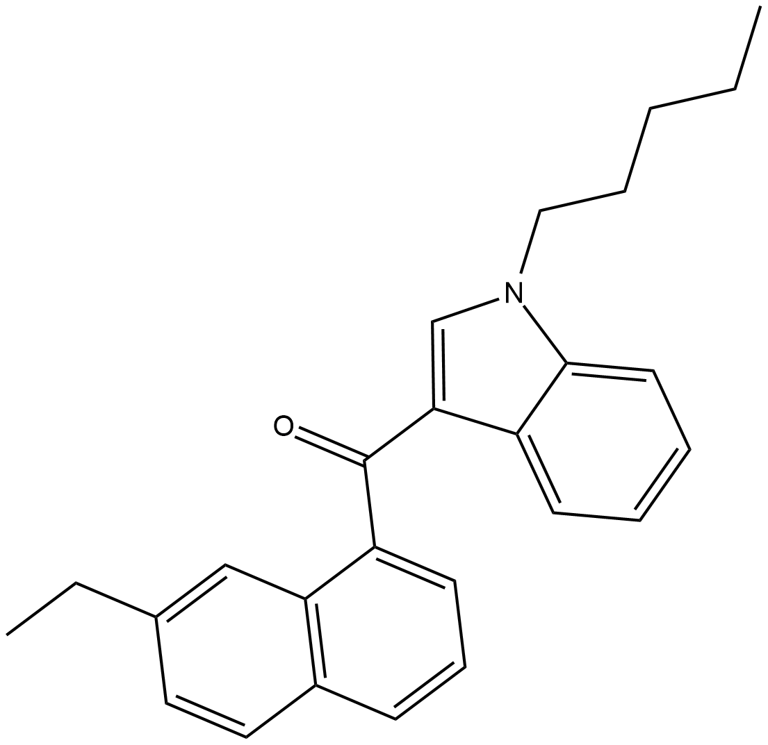 JWH 210 7-ethylnaphthyl isomer Chemische Struktur