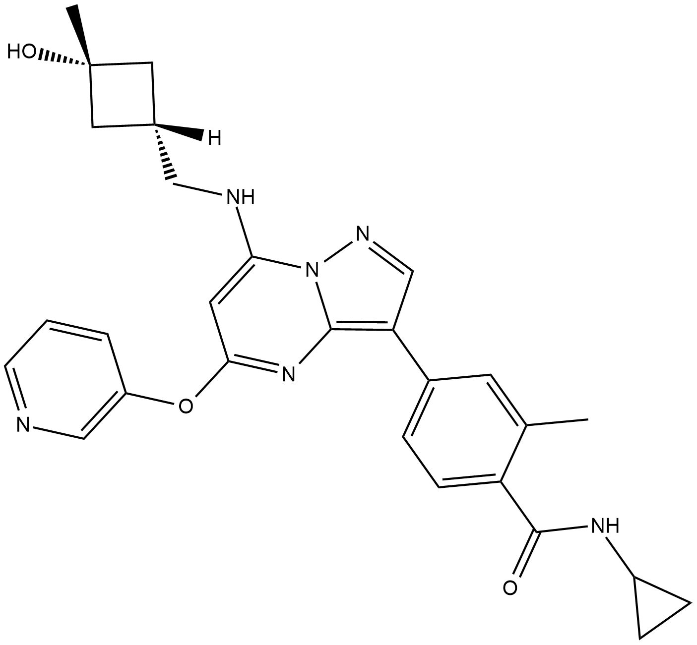 CFI-402257 化学構造