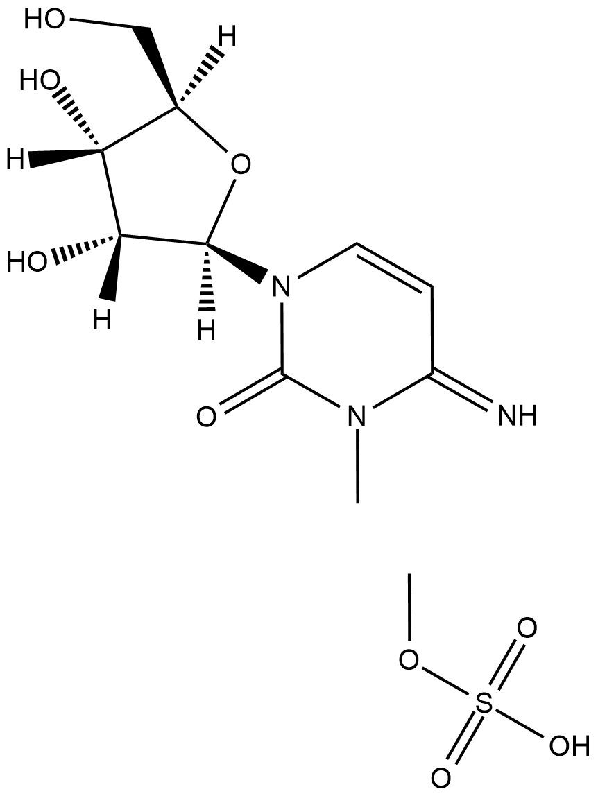 3-Methylcytidine (methosulfate)  Chemical Structure