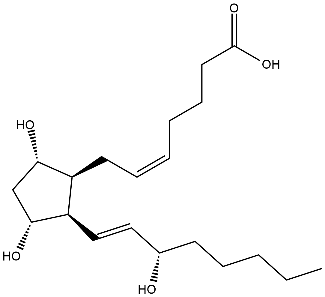 8-iso Prostaglandin F2α Chemical Structure