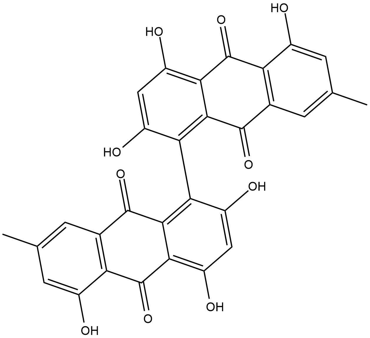 Skyrin  Chemical Structure