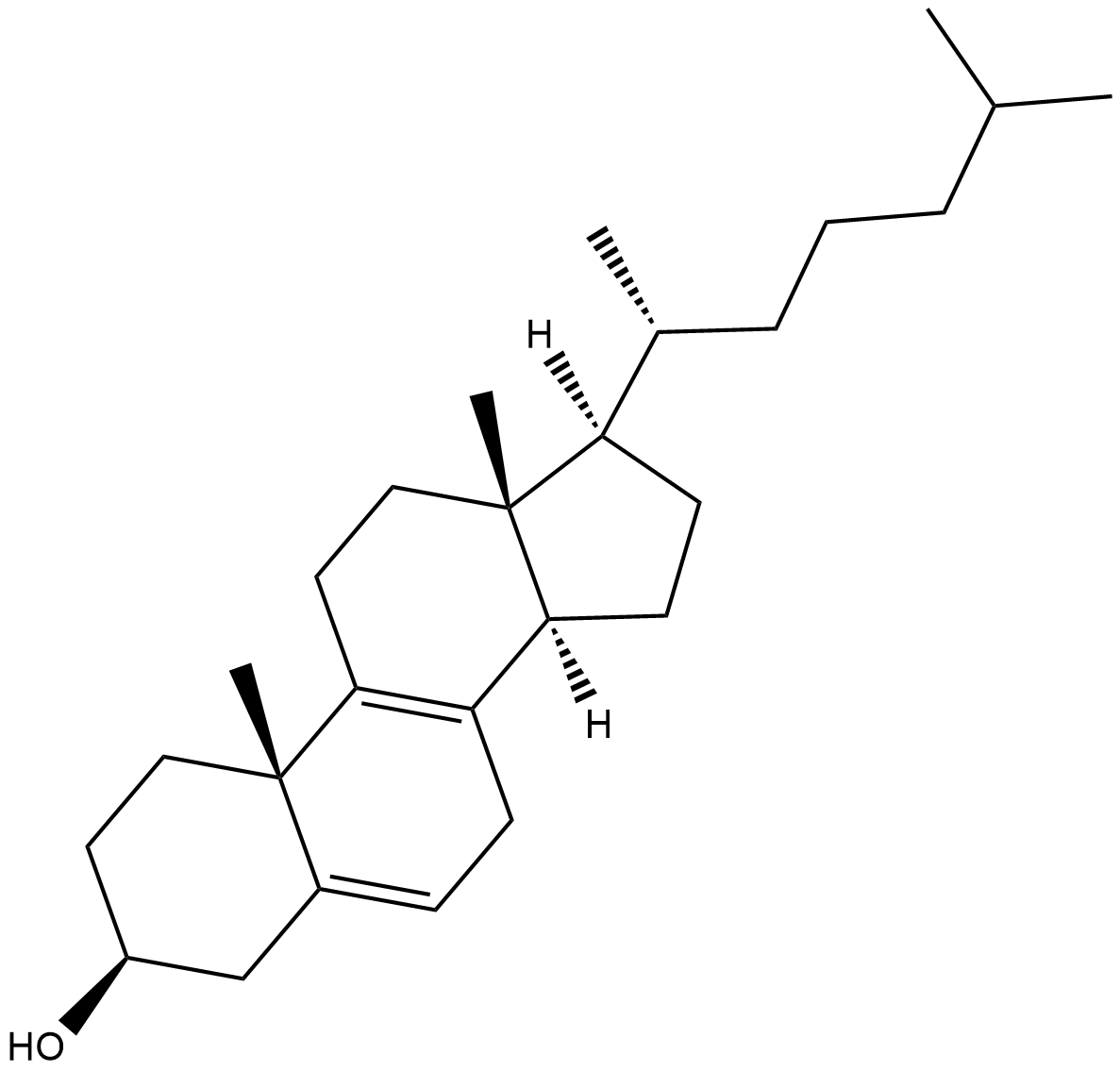 8-dehydro Cholesterol Chemische Struktur