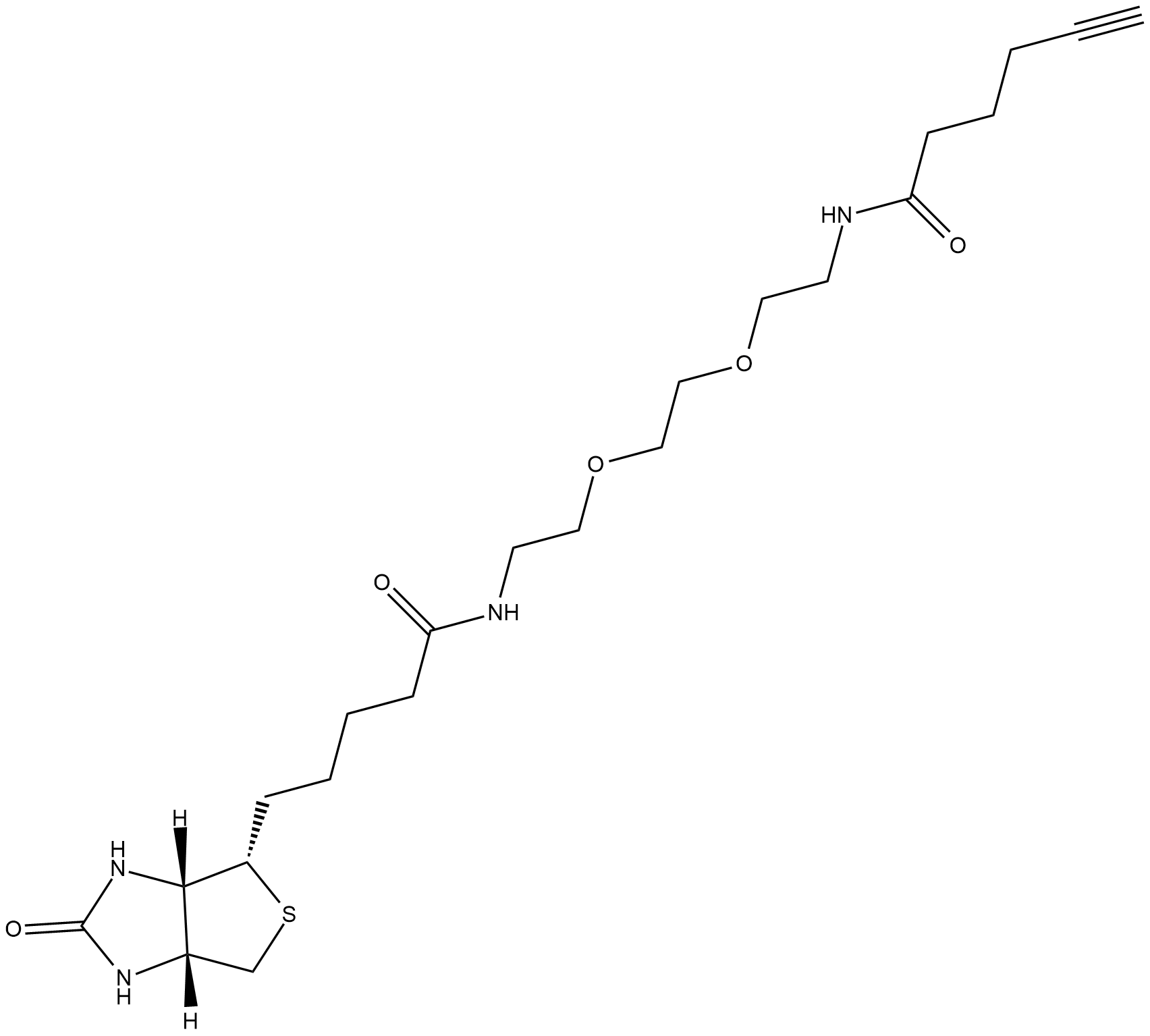 Alkynyl-biotin 化学構造