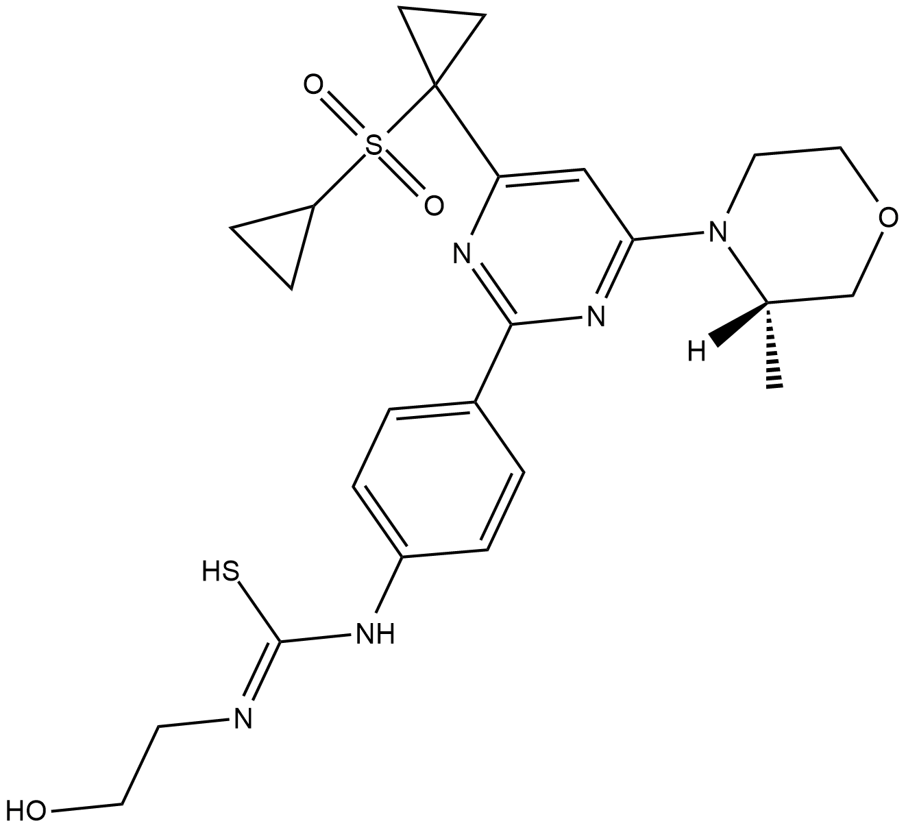 AZD 3147 التركيب الكيميائي