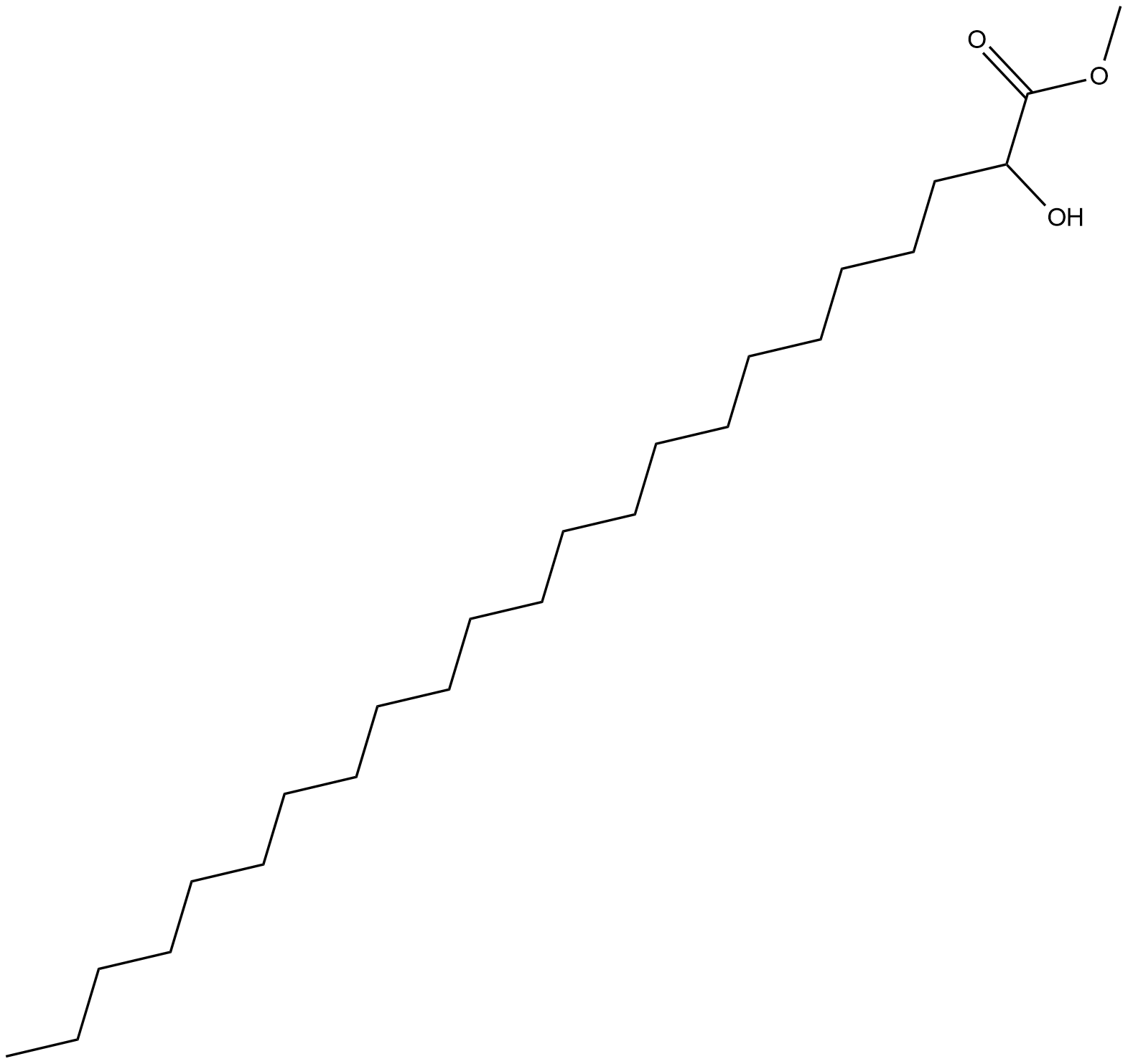 2-hydroxy Tricosanoic Acid methyl ester التركيب الكيميائي