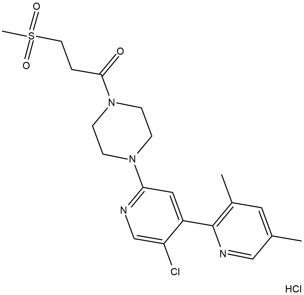 PF-05274857 (hydrochloride) 化学構造