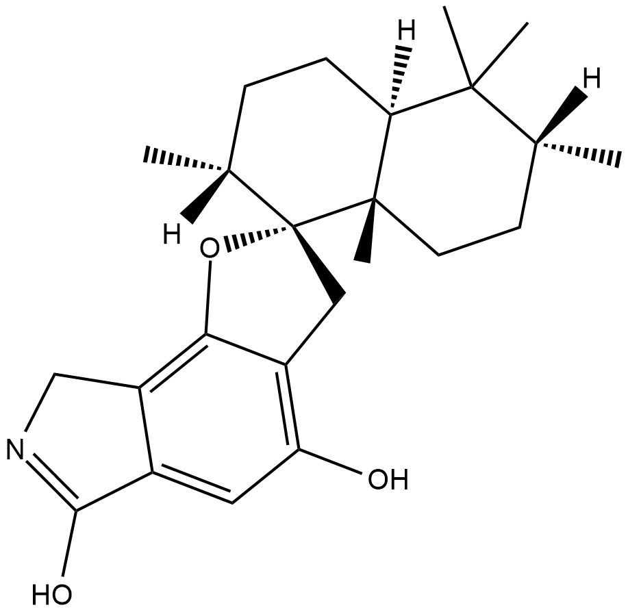 Stachybotrylactam Chemische Struktur