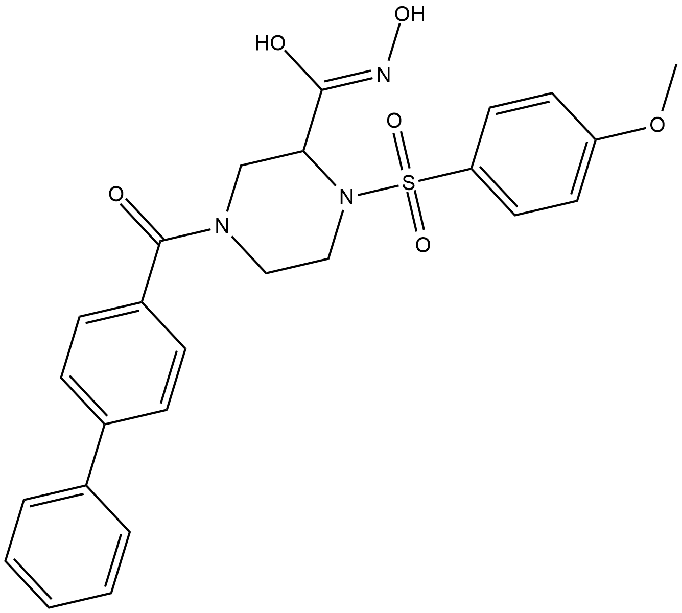 MMP-9/MMP-13 Inhibitor I Chemical Structure