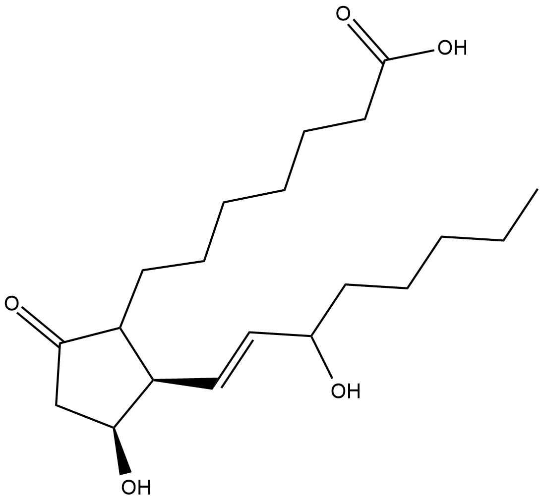11β-Prostaglandin E1 Chemische Struktur