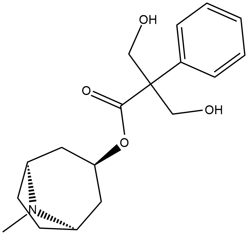 α-Hydroxymethyl Atropine Chemical Structure