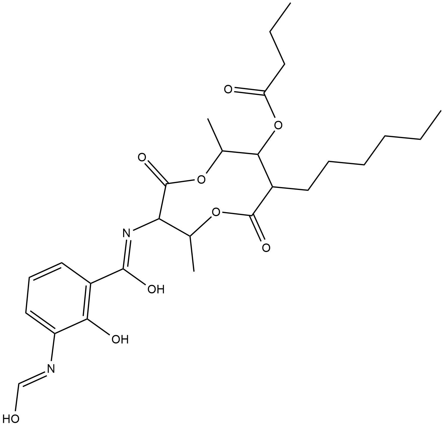 Antimycin A2  Chemical Structure