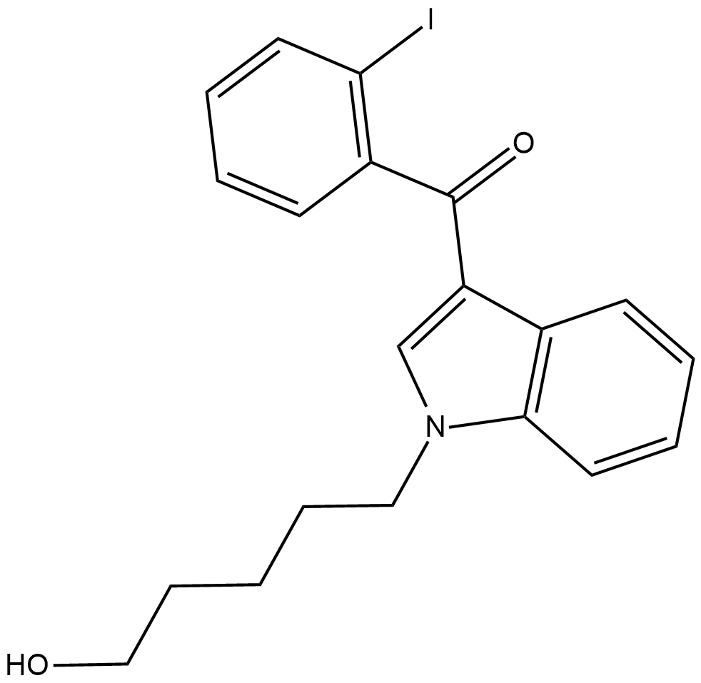AM694 N-(5-hydroxypentyl) metabolite Chemische Struktur