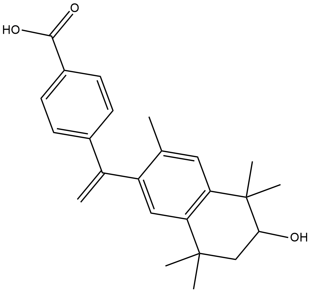 6-hydroxy Bexarotene Chemische Struktur
