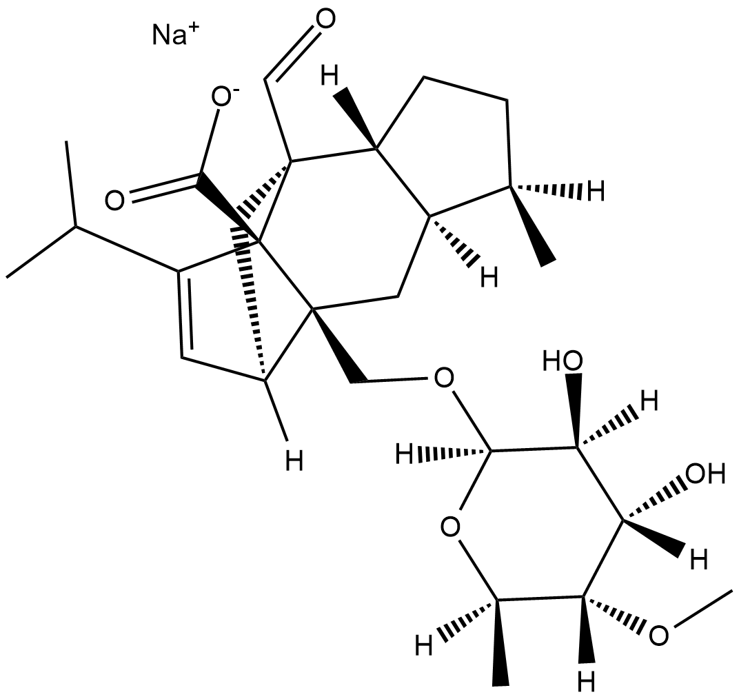 Sordarin (sodium salt) Chemische Struktur