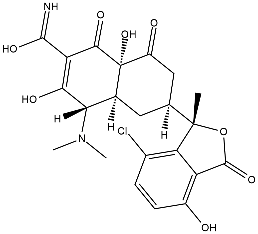 Isochlortetracycline  Chemical Structure