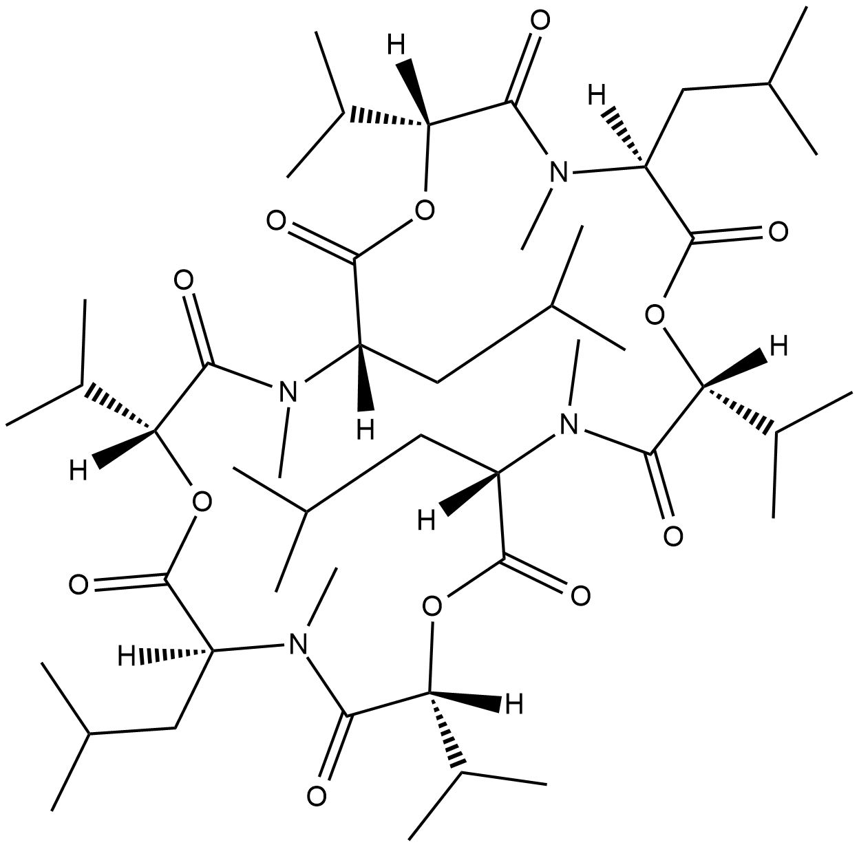 Bassianolide Chemische Struktur