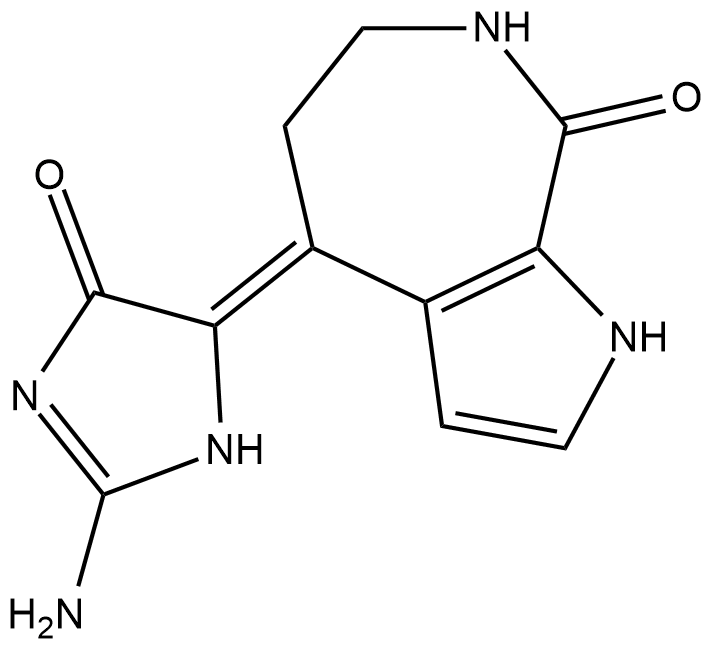 Debromohymenialdisine 化学構造