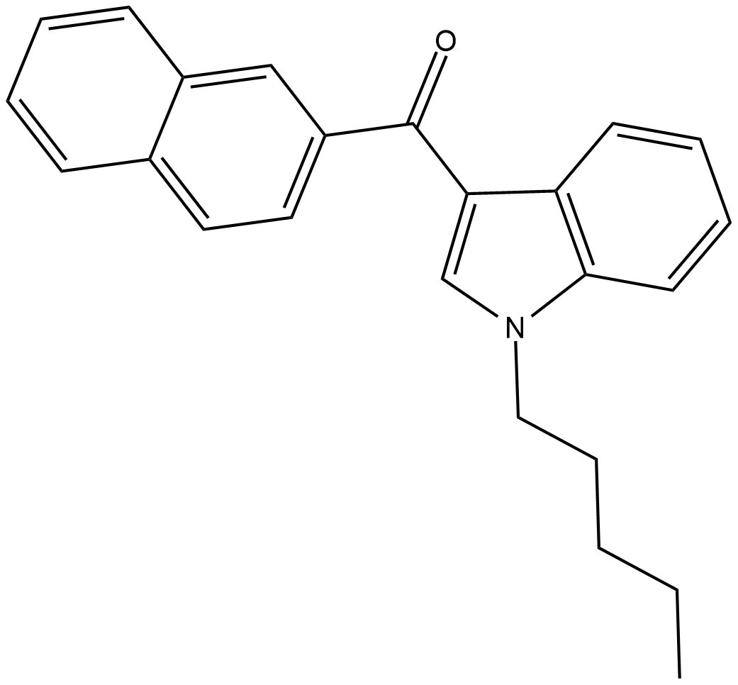 JWH 018 2'-naphthyl isomer 化学構造