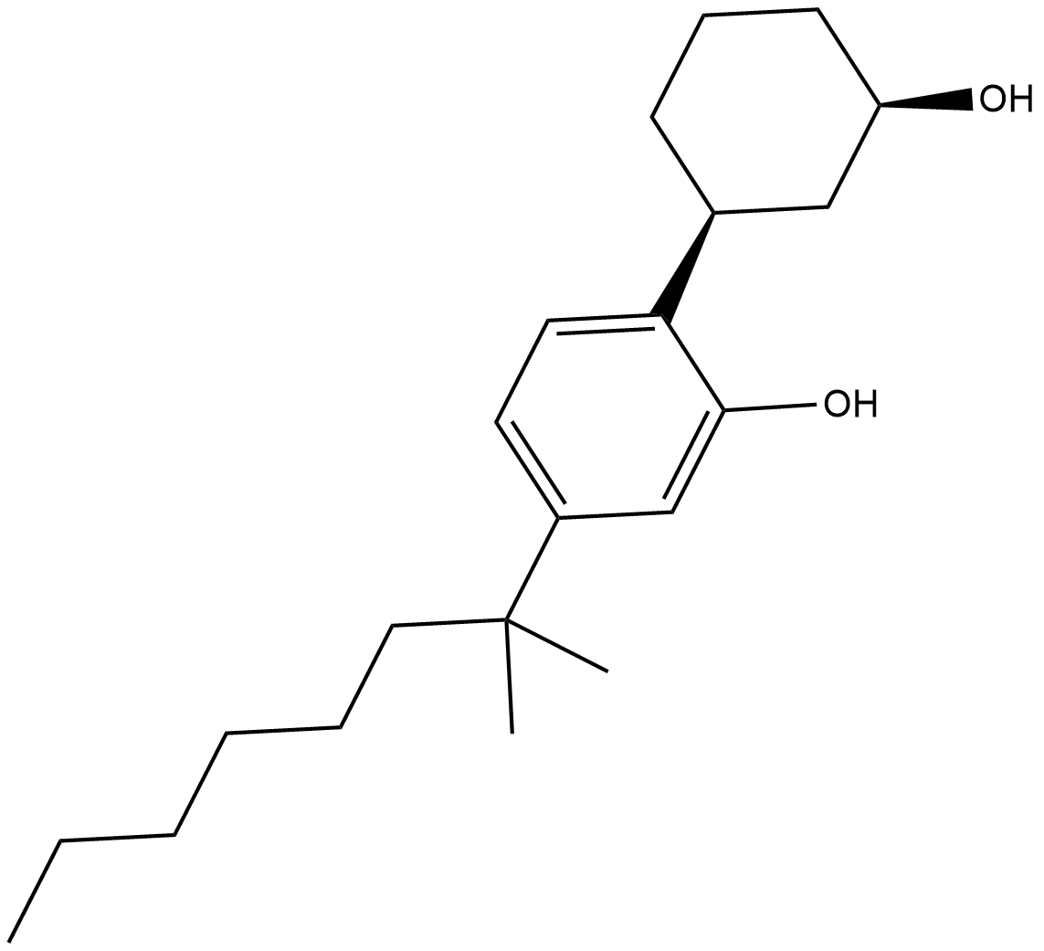 (-)-CP 47,497 化学構造