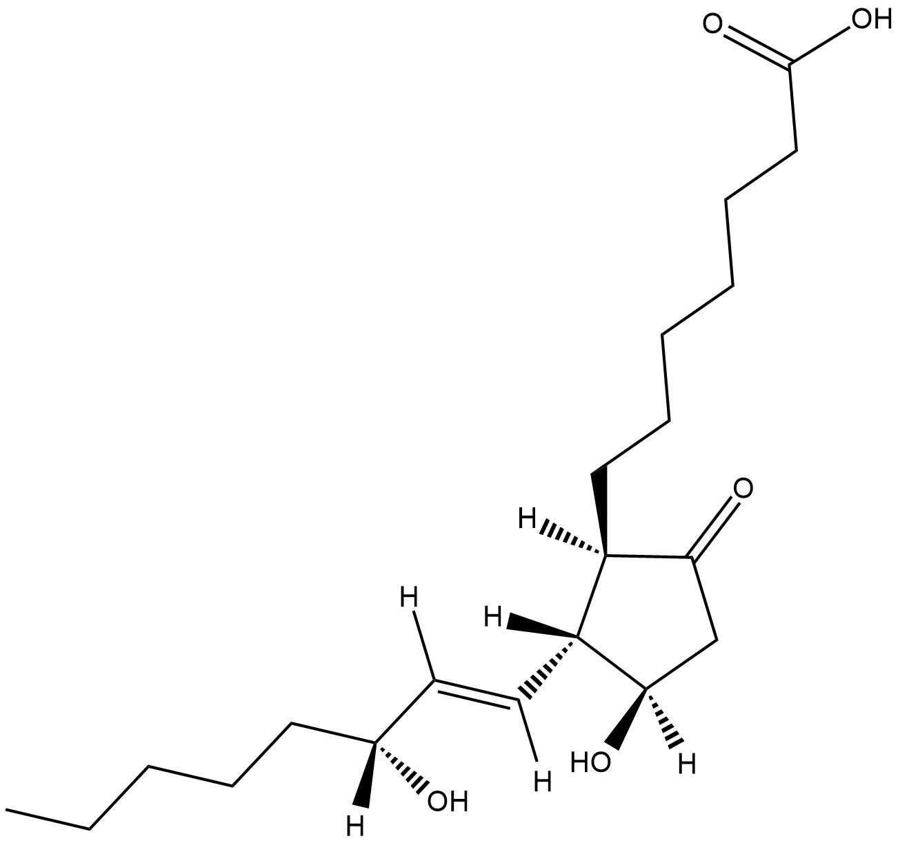 15(R)-Prostaglandin E1  Chemical Structure