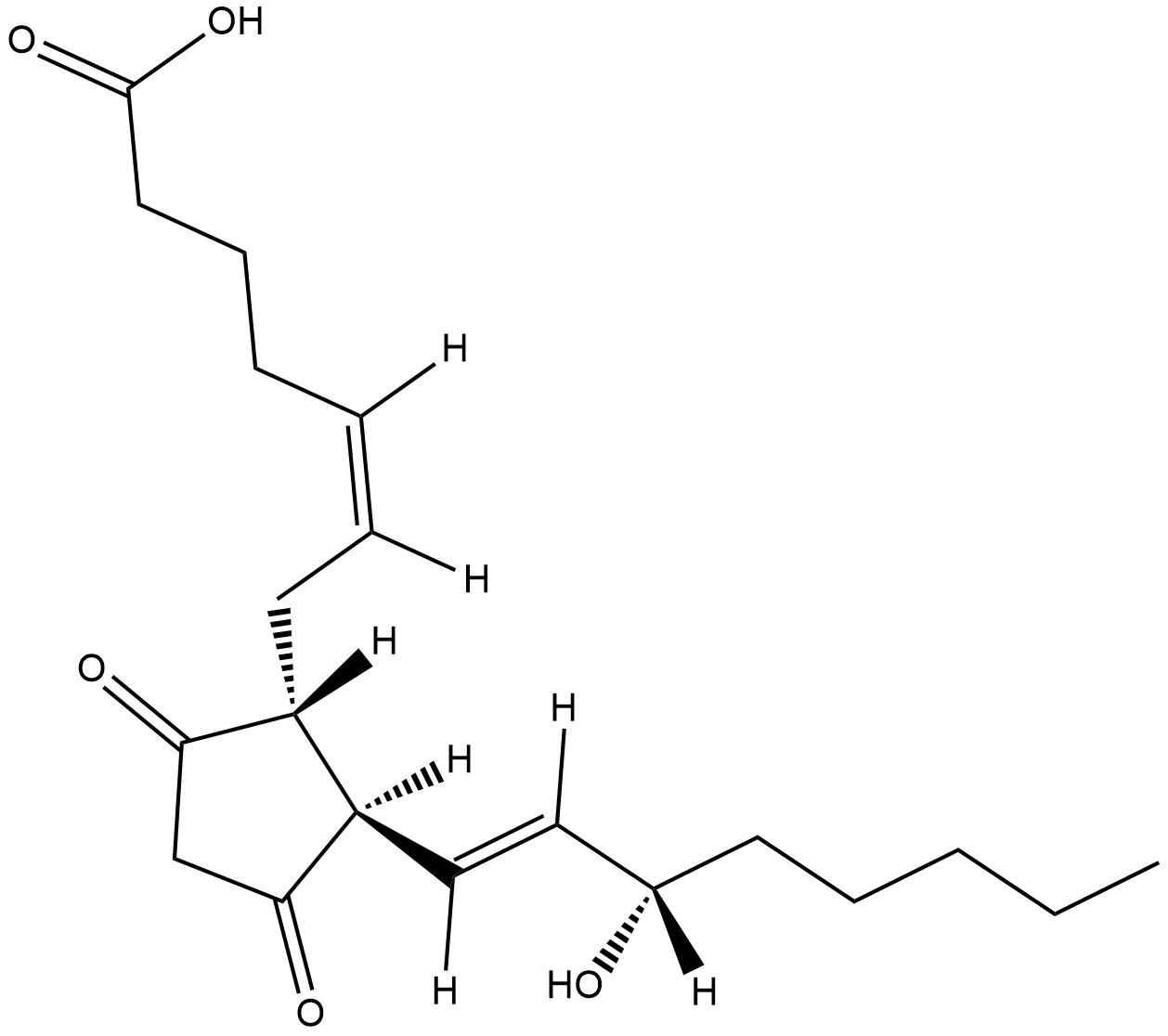 Prostaglandin K2 التركيب الكيميائي