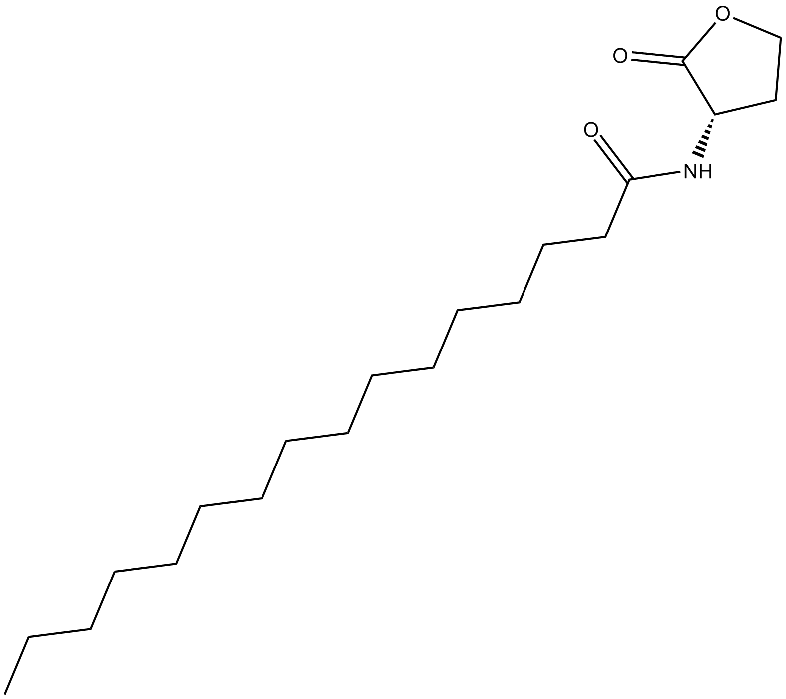 N-hexadecanoyl-L-Homoserine lactone  Chemical Structure