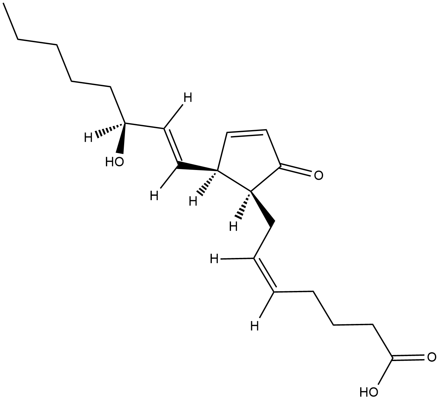 8-iso Prostaglandin A2  Chemical Structure