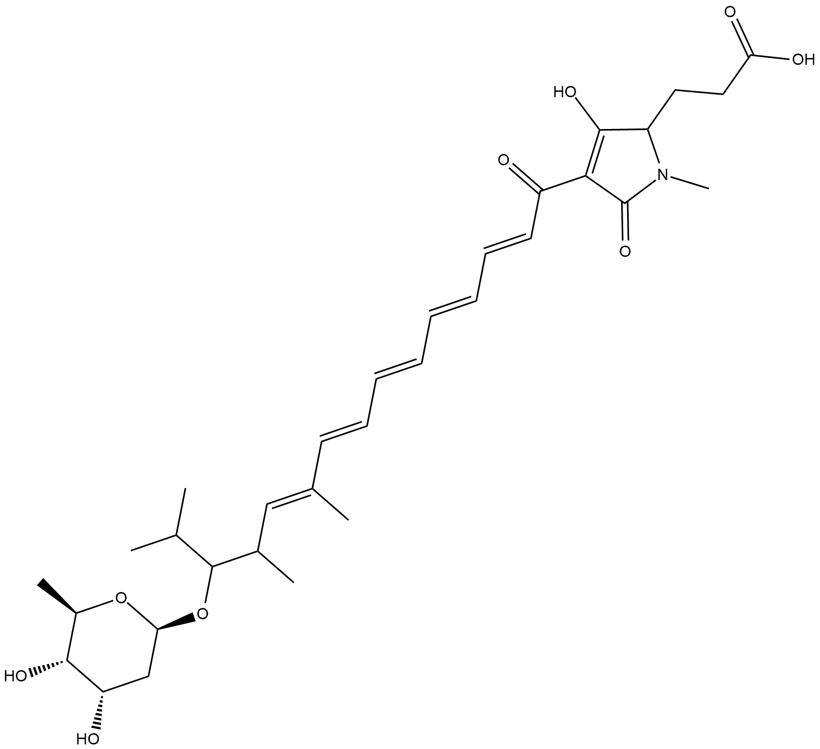 α-Lipomycin Chemical Structure
