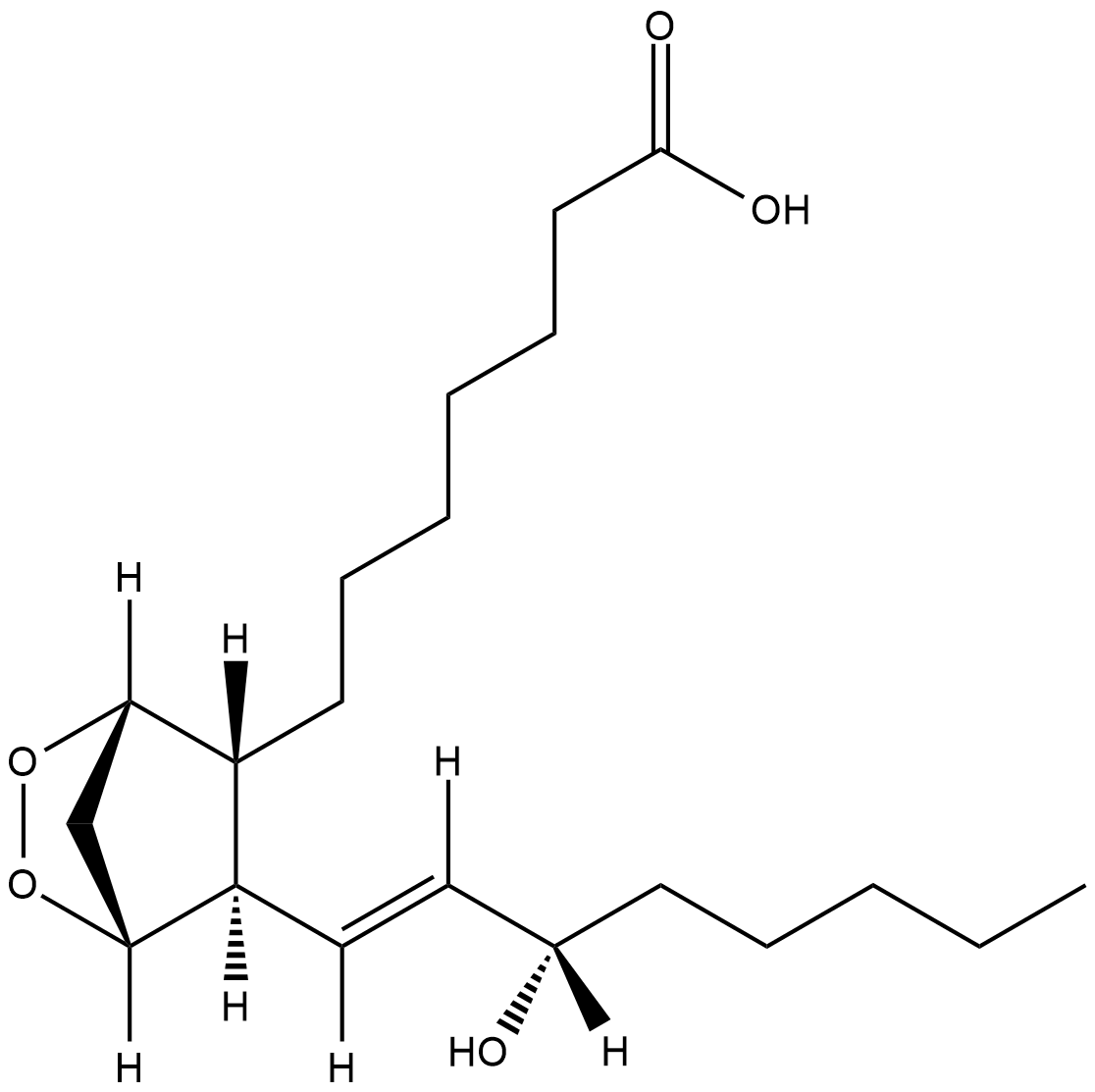 Prostaglandin H1 Chemische Struktur