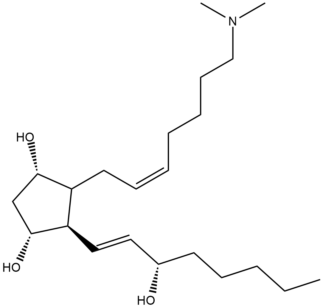 Prostaglandin F2α dimethyl amine  Chemical Structure