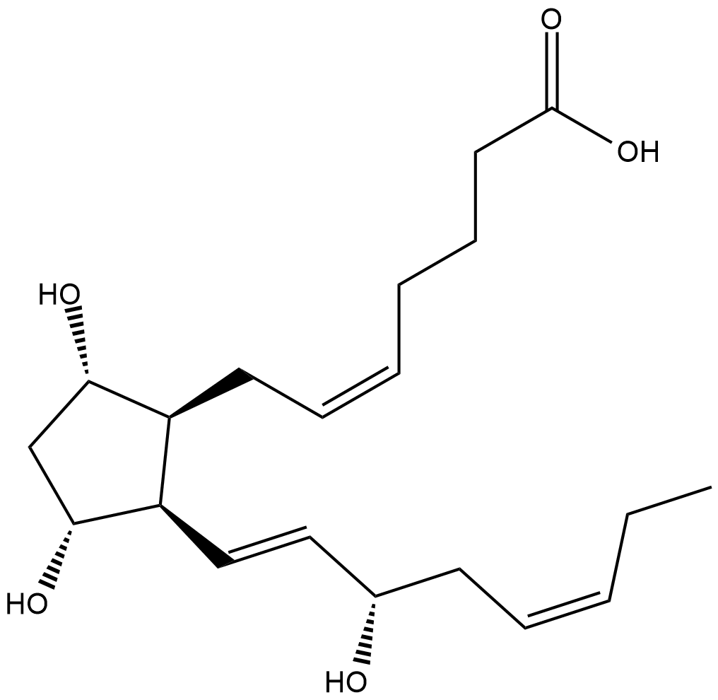 8-iso Prostaglandin F3α Chemische Struktur