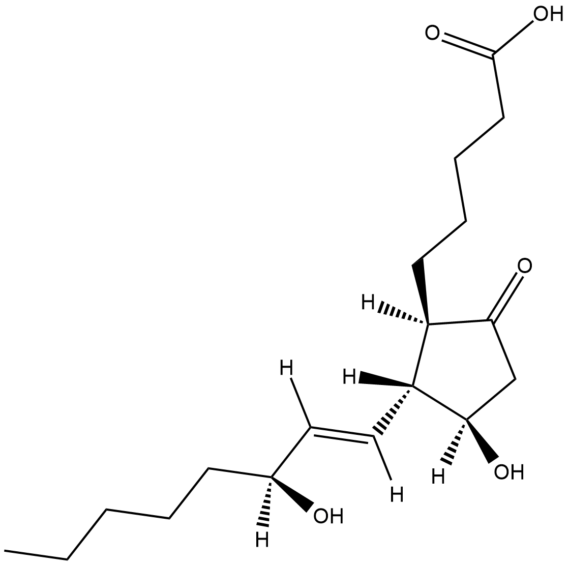 2,3-dinor Prostaglandin E1 Chemische Struktur